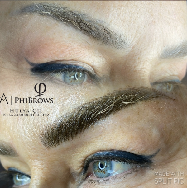 Hatalı kaş kontür düzeltme – correction eyebrow işlemiyle kaş yenileme